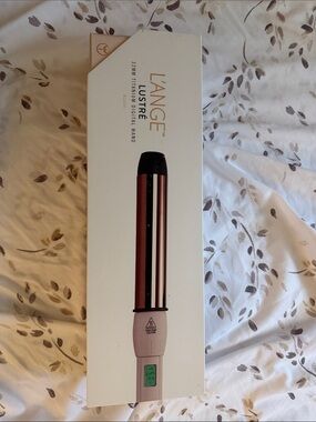 Lange Lustre 32mm Blush and Rose Gold Titanium Digital Curling Wand